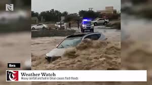 Flash floods can be caused by a number of things, but is most often due to extremely heavy rainfall from thunderstorms. Heavy Rainfall And Hail In Oman Causes Flash Floods Youtube
