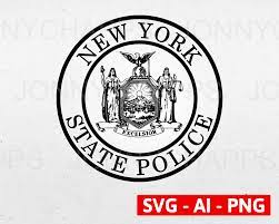 New York State Police Trooper Department Seal Logo Law Etsy In 2021 State Police Police Seal Logo