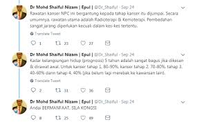 Siapa sangka kisah isteri cekal hatinya sanggup berjuang meneruskan hidup setelah dia menghidap kanser payudara tahap 4. Doktor Ent Ini Jelaskan Selain Merokok Ikan Kering Makanan Awet Antara Penyebab Kanser Hidung Mingguan Wanita