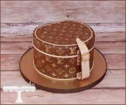 Louis Vuitton Hat Box Themed Cake Www Facebook Com I Love Cuteology Cakes Louis Vuitton Cake Cheap Louis Vuitton Bags Louis Vuitton Hat