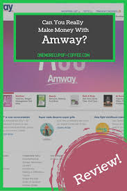 can you really make money with amway