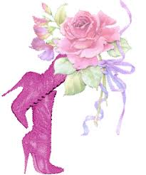 Цветок в розовых сапжках - Цветы GIF Красивые картинки анимации