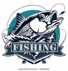 Red Snapper With Rods And Ocean Waves Fishing Logo Isolated On White Vector Illustration Fishingchecklist Fish Logo Fish Illustration Fish