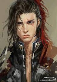 Warrior Anime Art Eye Scar Fighter Fantasy Inspiration Fantasy Artwork Design De Personagens De Fantasia Personagens Masculinos