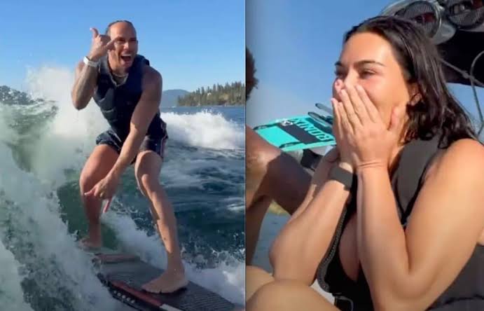 Lewis Hamilton Shows Off Surfing Skills To Kim Kardashian - Unofficial  Networks