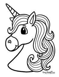 Mouse coloring page to download. Unicorn Coloring Pages 50 Printable Sheets Easy Peasy And Fun