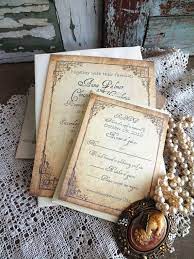 Vintage Wedding Invitation Suite Handmade By By Avintageobsession 85 00 Vintage Wedding Invitations Wedding Invitations Vintage Invitations