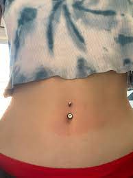 New Belly Button Piercing Has Redness Around It Is This Normal It Doesn T Look Like A Rash And It Doesn T Seem Swollen Or Pussy Just Really Red Piercing