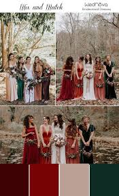 14 Mismatched Bridesmaid Dresses Color Palettes From Real Weddings Bridesmaid Dress Colors Bridesmaid Dresses Color Palette Bridesmaid Dresses Different Colors