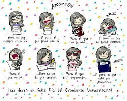 Sobre las características del estudiante universitario, se destacan entre otras las siguientes: Dia Del Estudiante Universitario Humor Comics Love Of My Life