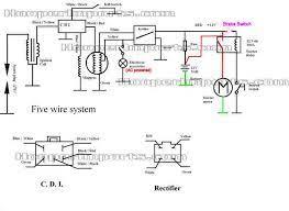 4 wire cdi wiring diagram block and schematic diagrams 4 wire ignition switch diagram dimension. 110cc Basic Wiring Setup Atvconnection Com Atv Enthusiast Community