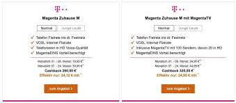 Nutzen sie günstig das unbegrenzte internet mit bis zu 1.000 mbit/s. Telekom Magenta Zuhause M Dsl 50 Mbit S Ab 17 45 Mtl Oder Mit Magentatv