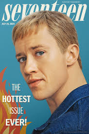 This issue's hot. He's hotter. Johnny Storm for Seventeen Magazine. Get  tickets now for The Fantastic Four: First Steps: fandango.com/FantasticFour