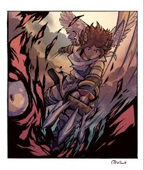 Battle Against The Underworld Army Kid Icarus Uprising In 2020 Kid Icarus Uprising Kid Icarus Old Art