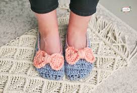Quilting is done with 3 layers: Crochet Ophelia House Slippers Sewrella