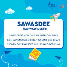 Learn how to speak thai with ying and paula. Tourism Thailand On Twitter Do You Know What This Word Means Swipe Right To Find Sawasdee Sa Wad Dee Is How One Says Hello In Thailand It S Usually Accompanied With The Wai The Gesture