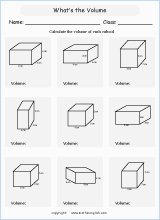 Printabel Volume And Capacity Mathematics Worksheets For Primary Students