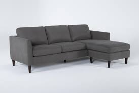 Aya 89 Sofa With Reversible Chaise Living Spaces Sectional Sofa Sectional Chaise