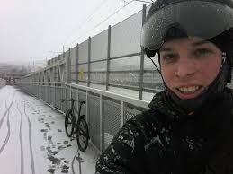 Flytta med cykel på vintern är inte för alla”