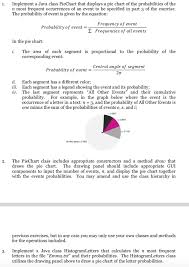 solved implement a java class piechart that displays a pi