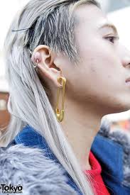 Fashionista's Silver Hair, Fur-Trimmed Ungaro Jacket & Jeremy Scott Top