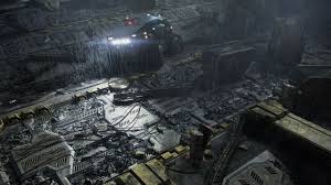 Abandoned Docks I By Steve Burg On Deviantart Concept Art Sci Fi Concept Art Landscape Wallpaper