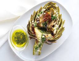 Artischocken Mit Zitrone Knoblauch Und Parmesan Artischocken Rezepte Artischocken Kochen Und Grillen Rezepte