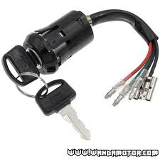 Scooter ignition switch key set. Ignition Switch Universal With Wiring Moped Scooter Mini Mx Electrics Ignition Switches Locks Wandamotor