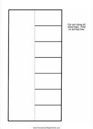 If You Have Seven Similar Items To Write About This Seven Tabbed Flap Book Will Be Perfect It Is A Large Bookl Lap Book Templates Flap Book Booklet Template
