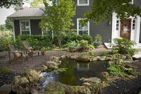 Keep cool with this unusual water feature is made of an old window pane fitted at the top with a perforated tube. Front Yard Water Features Boost Your Curb Appeal Aquascape Inc