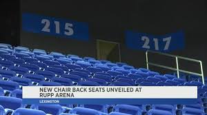 Rupp Arena Adds Chair Backs