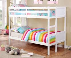 Annette Twin Over Twin Bunk Bed White Bunk Beds Cool Bunk Beds Kids Bunk Beds