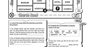 Giving Directions Interactive And Downloadable Worksheet Check Your Answers Online Or Send Them T Teaching Maps English As A Second Language English Classroom