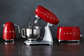 Smeg S Small Appliances The New Icons Of The Domestic Space Red Appliances Red Kettle And Toaster Retro Appliances