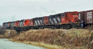 Railpictures Net Photo Cn 3665 Canadian National Railway Mlw Rs 18 At Bathurst New Brunswick Canada By R Canadian National Railway Scenic Railroads National