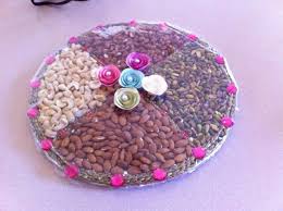Decorated Dryfruit Tray Tray Decor Decor Wedding Decorations