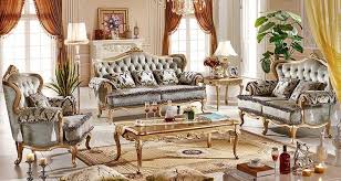 Luxury grey and orange living room ideas bedroom. Living Room Furniture Set Luxury Fabric Sofa Set Grey