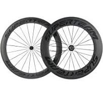 Superteam 700c Carbon Bicycle Wheel Front 60mm Rear 88mm Clincher Wheelset  with Transparent Decal