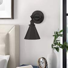 11.75'' h x 7.25'' w x 9.75'' d. Black Wall Sconces You Ll Love In 2021 Wayfair