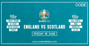 England's first game of the tournament will be on sunday against croatia. England Vs Scotland Live Tickets On Friday 18 Jun Code Nightclub Fixr