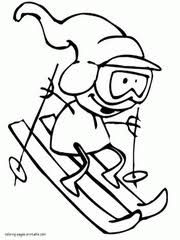 Fuzzy has fifty printable baseball coloring pages: Winter Coloring Pages Free Printable Winter Scene Sheets