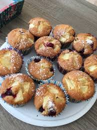 Muffins Pommes Framboises