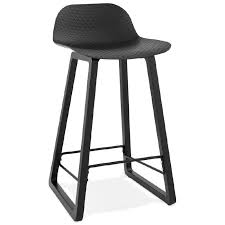 Côté style, vous pourrez opter pour des pieds en bois ou en acier. Tabouret De Bar Chaise De Bar Mi Hauteur Design Obeline Mini Noir