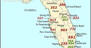 Area Code 813 Covers All Of Hillsborough County The City Of Oldsmar In Pinellas County And The Central Portion Of Map Of Florida Ormond Beach Florida Florida