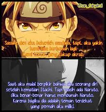 Uchiha Sasuke Ouji Uzumaki Naruto Oujo Bestfriend Naruto Anime Naruto Teman Kata Kata Mutiara
