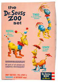 The Dr Seuss Zoo Set I Want One Of These Seuss Retro Toys Vintage Toys