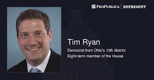 Representative for ohio's 13th congressional district since 2013. Tim Ryan D Ohio Represent Propublica