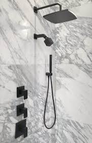 Black And White Marble Tile Shower Best Black Bathroom Faucets And Fixtures For The Best Bath Ever Designed Black Faucet Bathroom Shower Fixtures Amazing Bathrooms