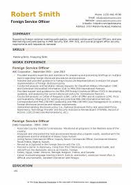 Fast and easy to use, free online program. Foreign Service Officer Resume Samples Qwikresume
