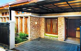 Tidak hanya itu, pemberian material batu alam ini juga membuat tampak depan rumah minimalis anda terkesan natural. Desain Rumah Minimalis Batu Alam Tampak Depan Wild Country Fine Arts